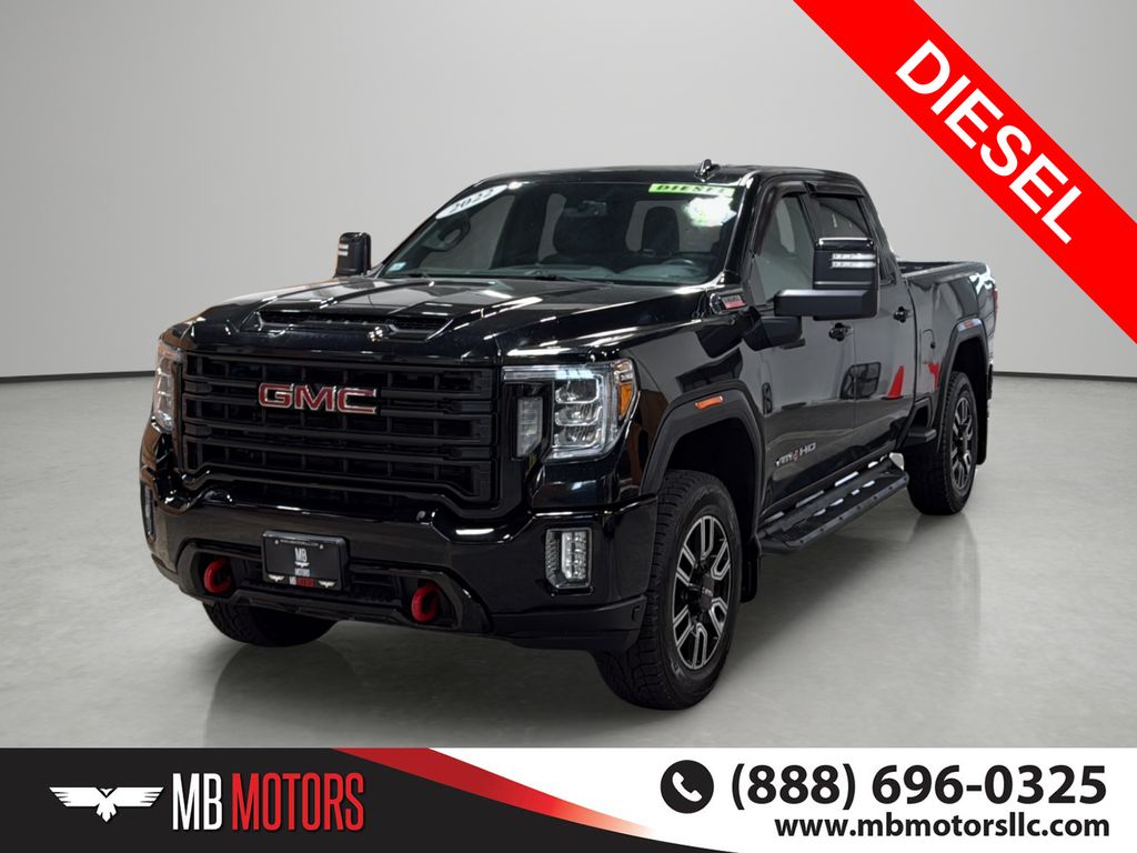 Onyx Black 2022 GMC Sierra 3500HD Pickup Truck Four-Wheel Drive Automatic