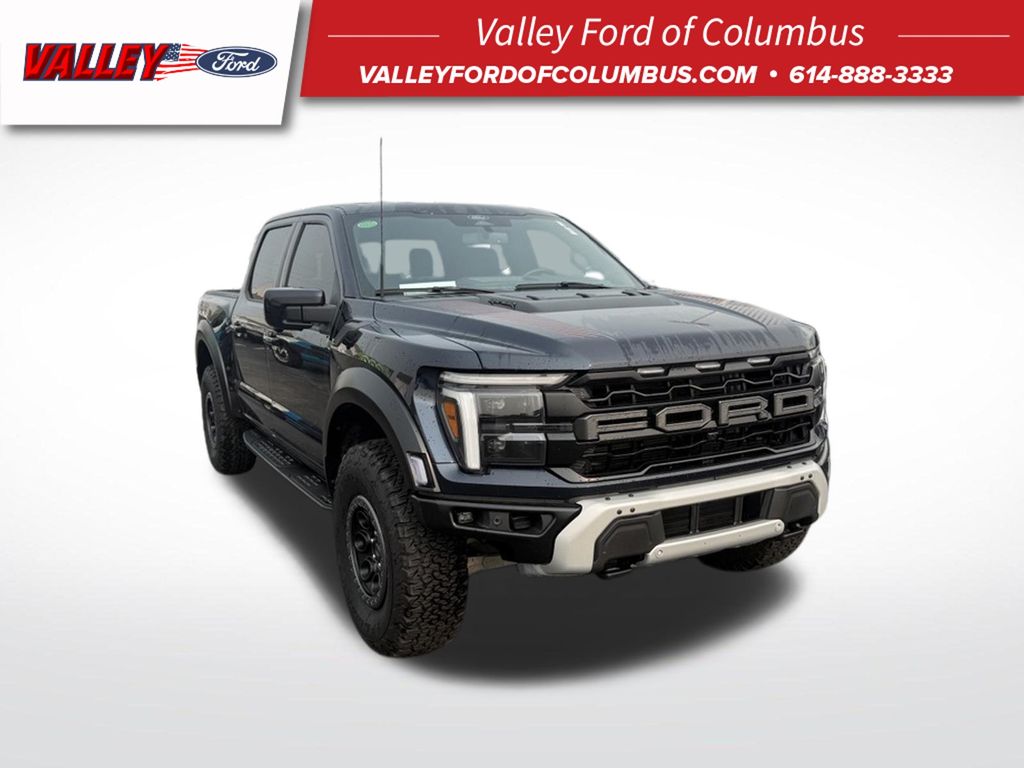 Blue Metallic 2025 Ford F-150 Pickup Truck Four-Wheel Drive Automatic
