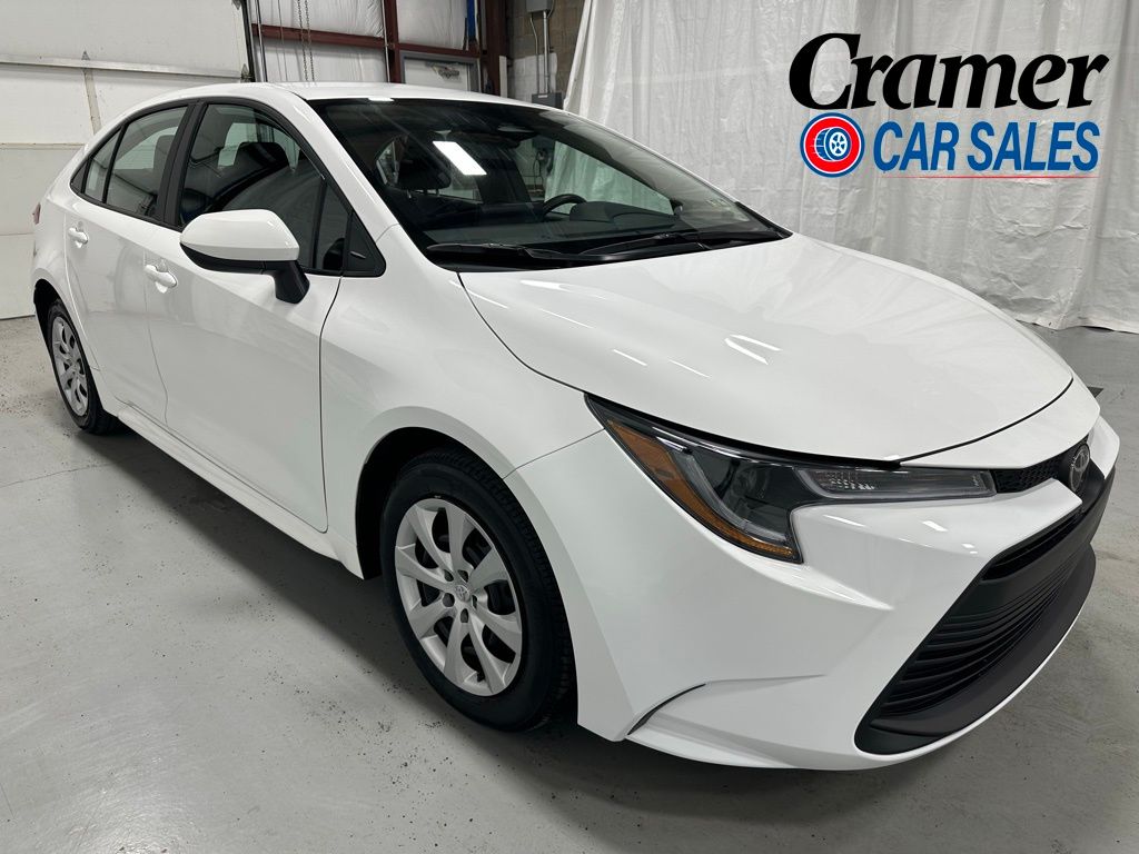 Ice Cap 2025 Toyota Corolla LE FWD Sedan Front-Wheel Drive Continuously Variable Transmission