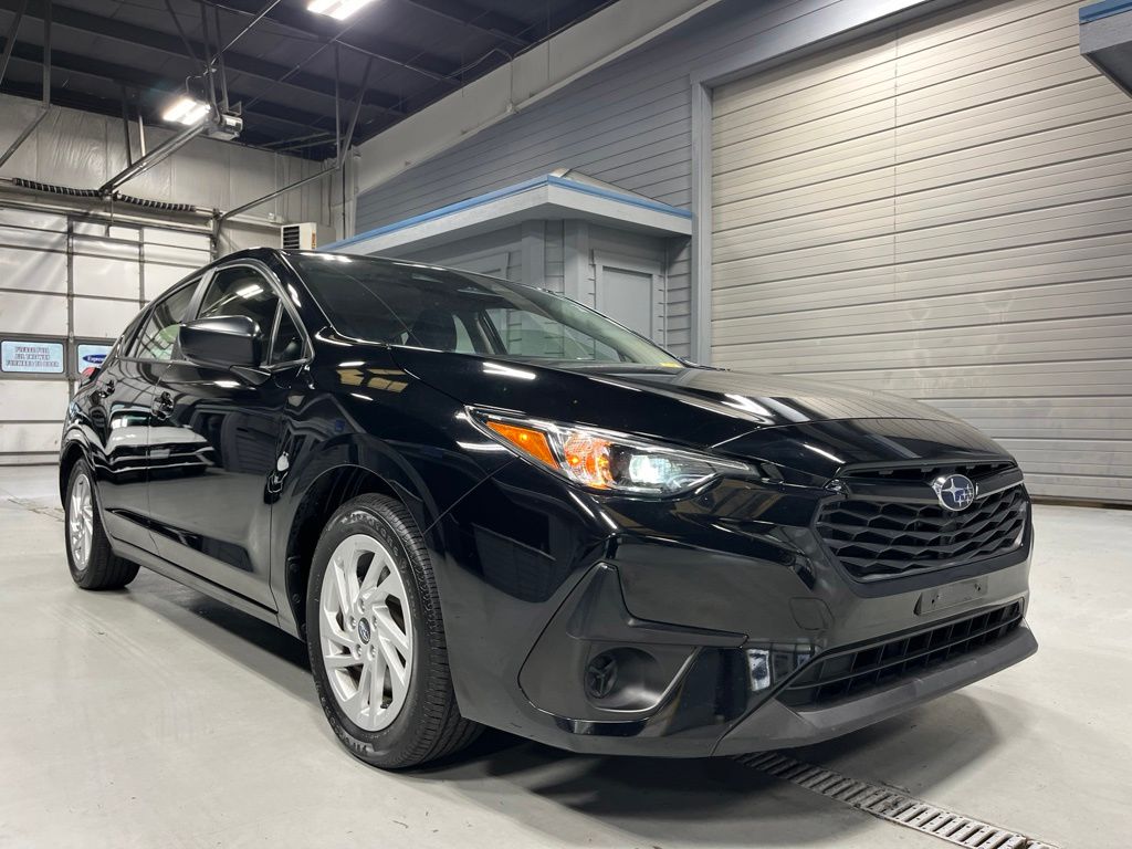 Crystal Black Silica 2024 Subaru Impreza Wagon All-Wheel Drive Continuously Variable Transmission