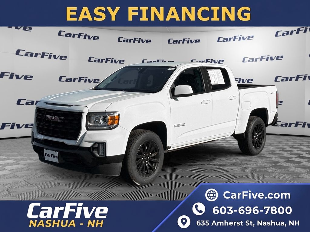 Summit White 2022 GMC Canyon Pickup Truck Four-Wheel Drive 8-Speed Automatic