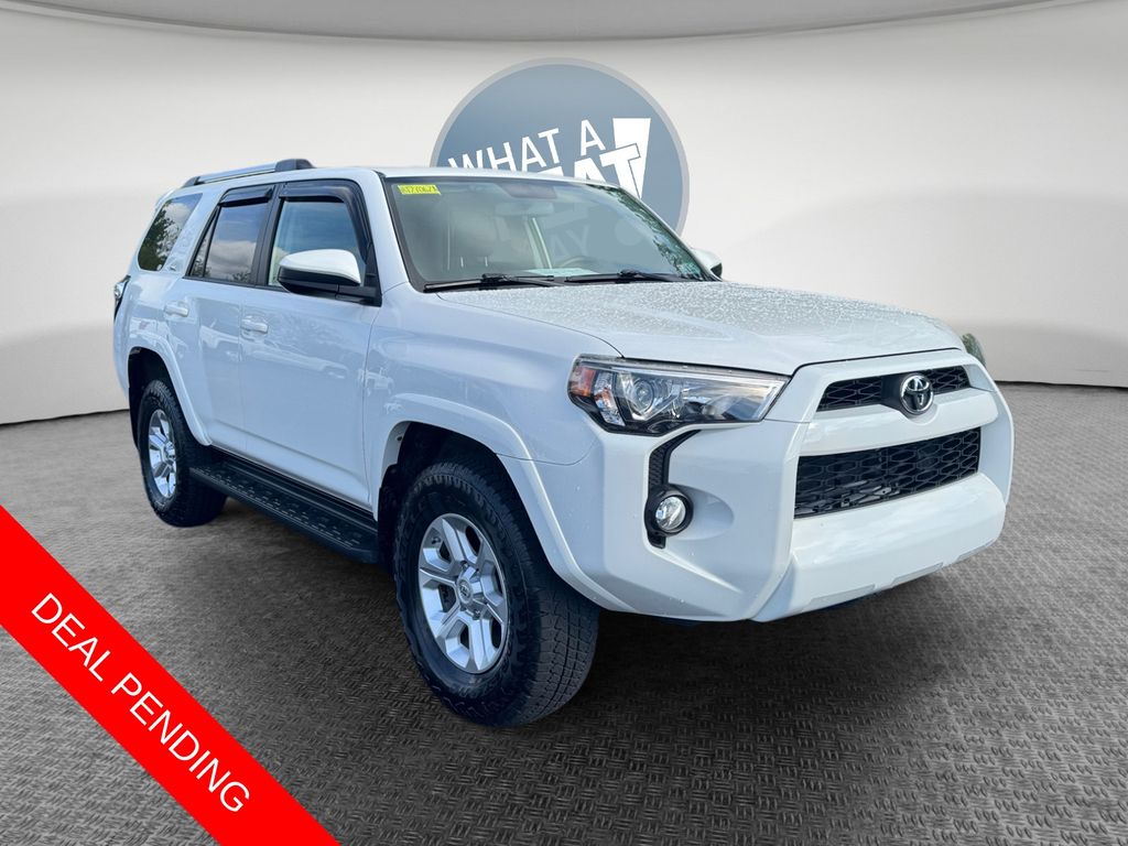 Super White 2019 Toyota 4Runner SR5 4WD SUV / Crossover Four-Wheel Drive 5-Speed Automatic Overdrive