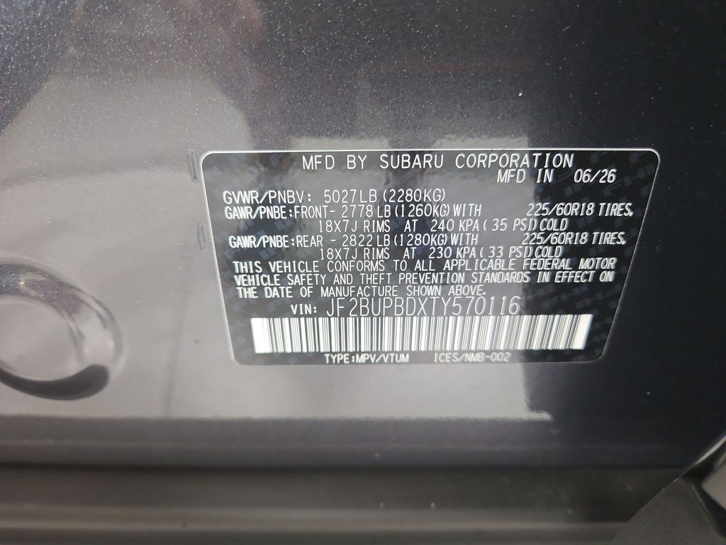 New 2026 Gray Subaru Premium image 30