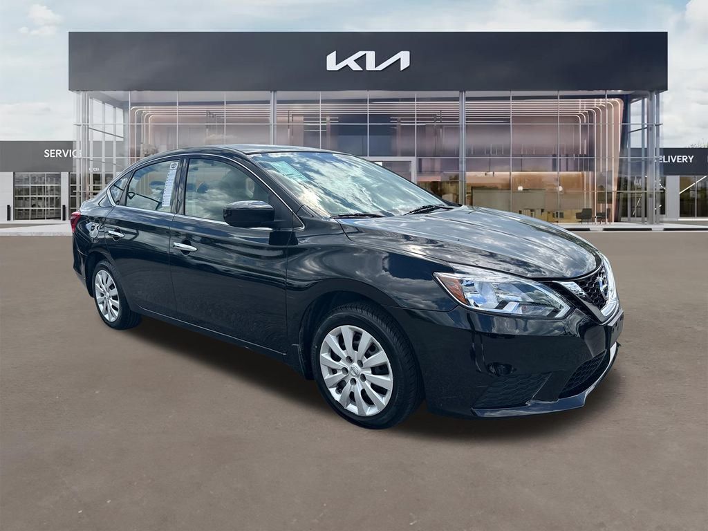 Super Black 2016 Nissan Sentra S Sedan Front-Wheel Drive Continuously Variable Transmission