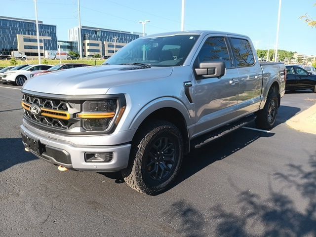Silver 2024 Ford F-150 Pickup Truck Four-Wheel Drive Automatic