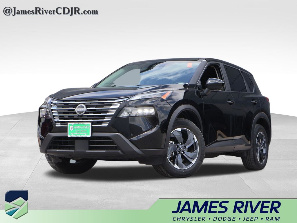 Super Black 2025 Nissan Rogue SUV / Crossover Front-Wheel Drive Continuously Variable Transmission