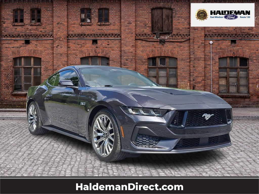 Gray Metallic 2024 Ford Mustang Coupe Rear-Wheel Drive Automatic