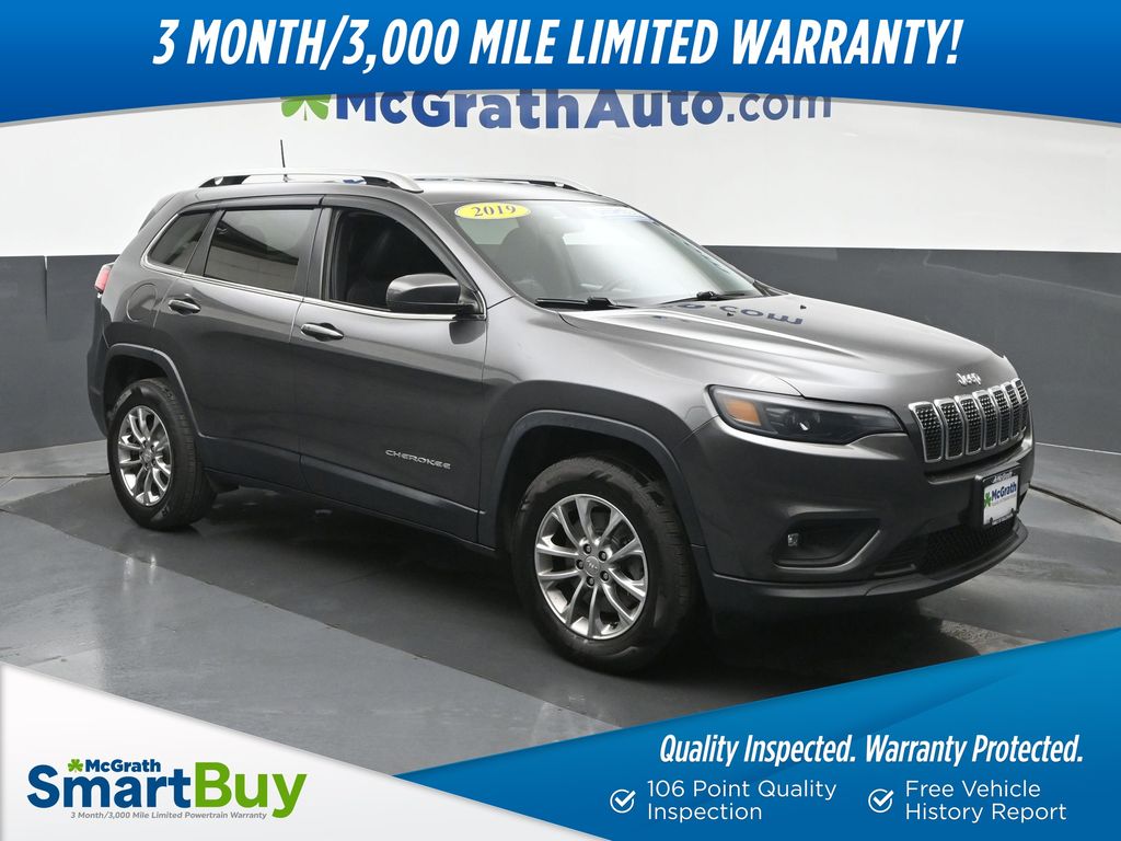 Gray (Granite Crystal Metallic Clearcoat) 2019 Jeep Cherokee SUV / Crossover Four-Wheel Drive 9-Speed Automatic