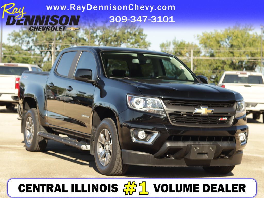 Black 2016 Chevrolet Colorado Pickup Truck Four-Wheel Drive 6-Speed Automatic