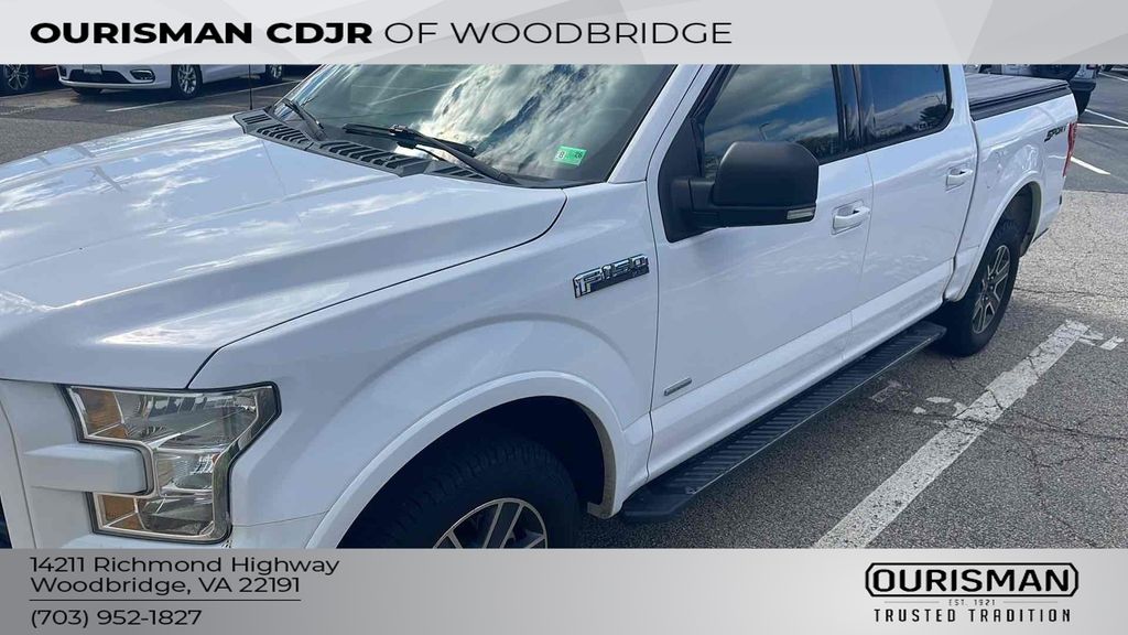 Oxford White 2016 Ford F-150 XLT SuperCrew Pickup Truck 4X2 6-Speed Automatic