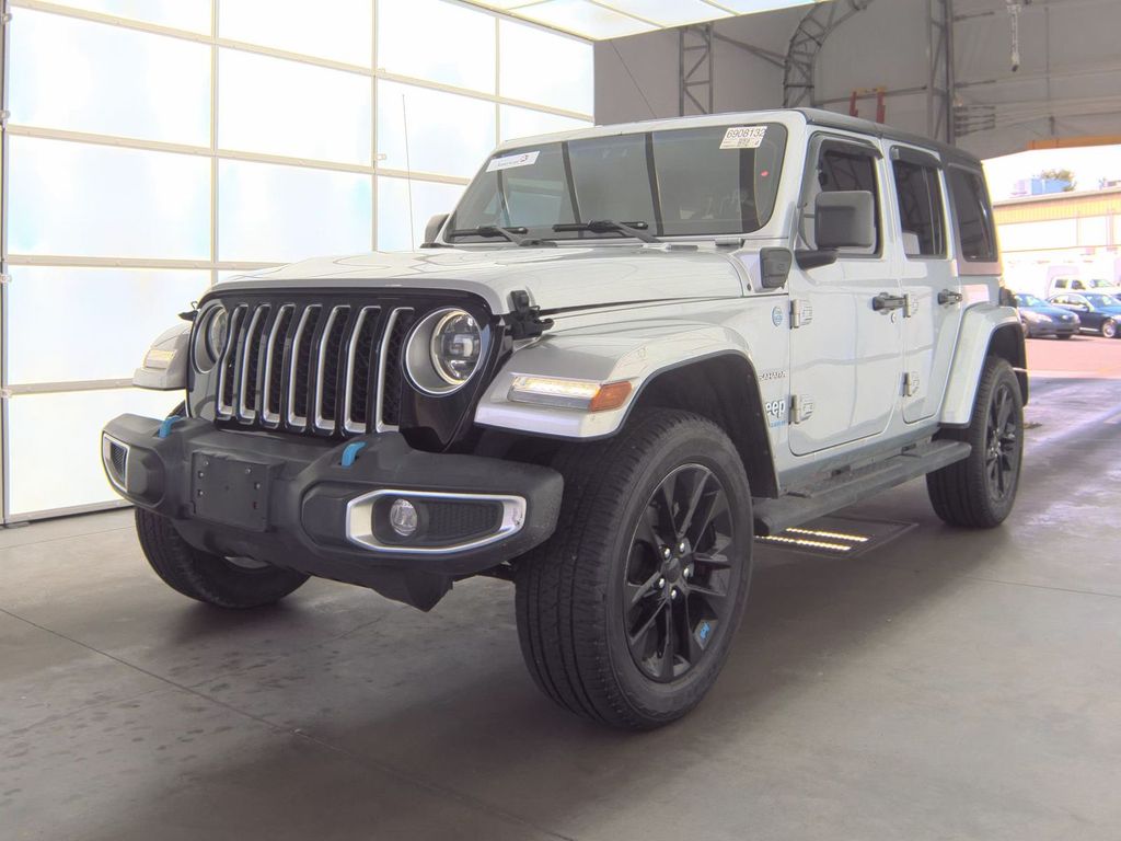 Silver Zynith Clearcoat 2023 Jeep Wrangler 4xe SUV / Crossover Four-Wheel Drive 8-Speed Automatic