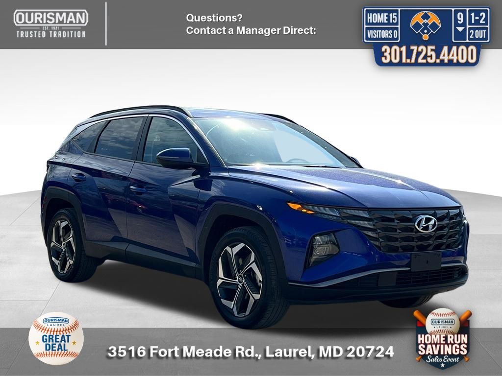 Intense Blue 2023 Hyundai Tucson SEL AWD SUV / Crossover All-Wheel Drive 8-Speed Automatic