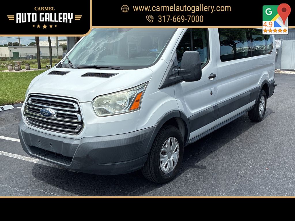 Oxford White 2017 Ford Transit Passenger Van Rear-Wheel Drive 6-Speed Automatic Overdrive