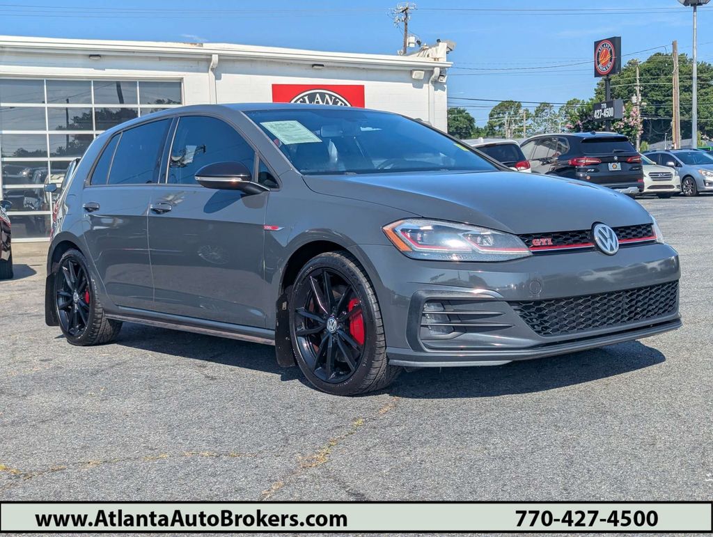 Gray 2019 Volkswagen Golf GTI Hatchback 6-Speed Manual