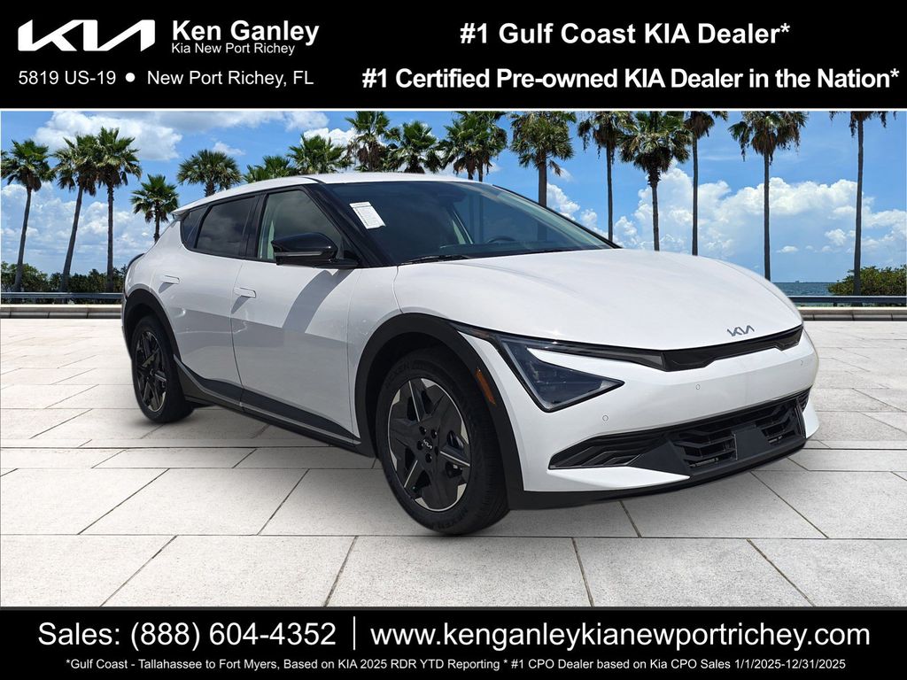 Glacial White Pearl 2026 Kia EV6 SUV / Crossover Rear-Wheel Drive 1-Speed Automatic