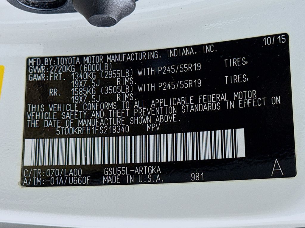Thumbnail: 2015 Toyota Highlander - 31