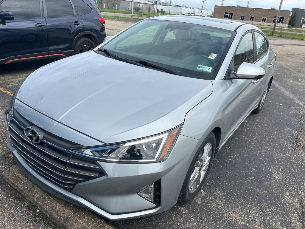 Stellar Silver 2020 Hyundai Elantra Value Edition FWD Sedan Front-Wheel Drive Continuously Variable Transmission
