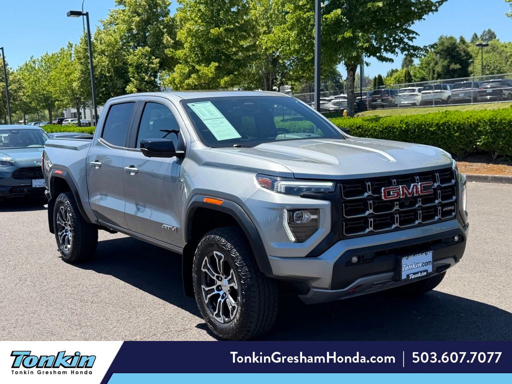 Sterling Metallic 2024 GMC Canyon Pickup Truck Four-Wheel Drive 8-Speed Automatic