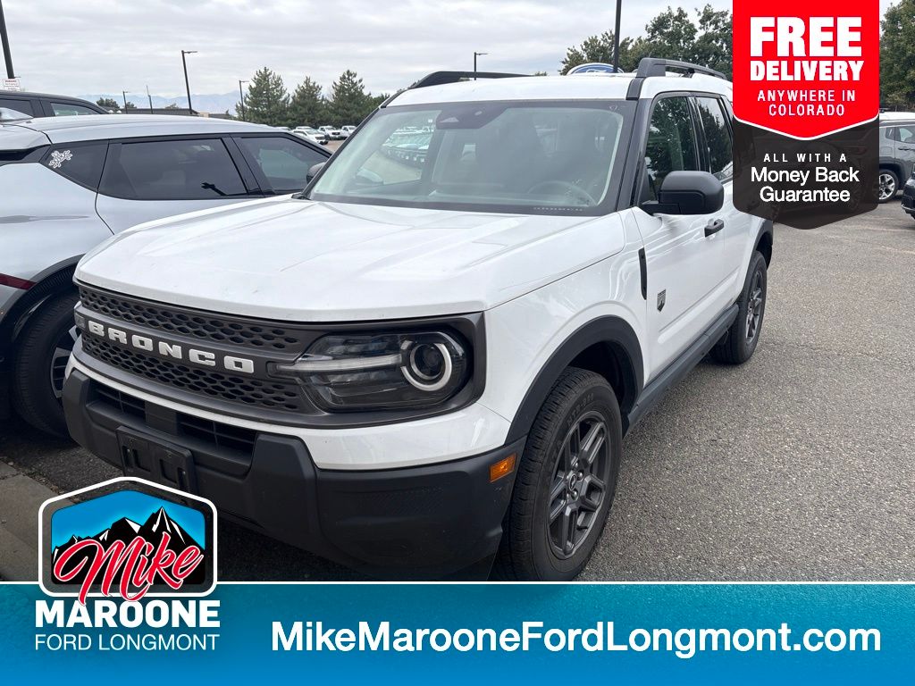 Oxford White 2025 Ford Bronco Sport SUV / Crossover All-Wheel Drive 8-Speed Automatic