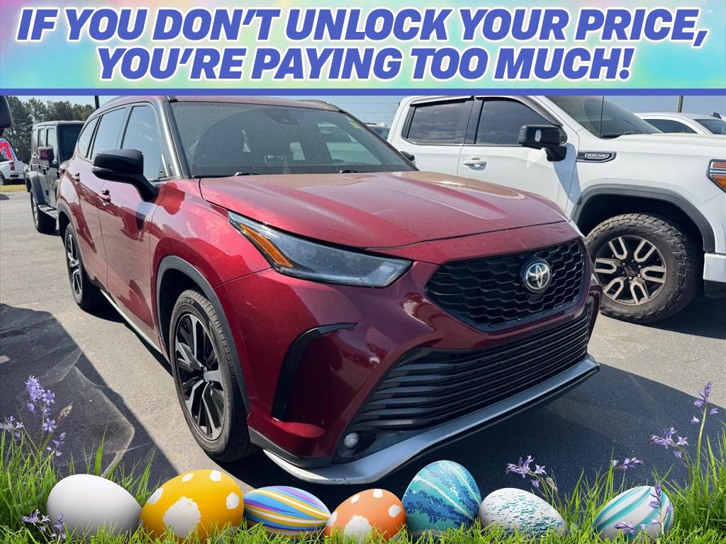 Red (Ruby Flare Pearl) 2021 Toyota Highlander XSE AWD SUV / Crossover All-Wheel Drive 8-Speed Automatic