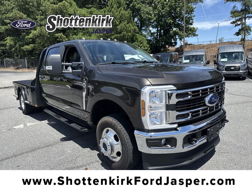 Darkened Bronze Metallic 2024 Ford F-350 Super Duty Chassis Pickup Truck Four-Wheel Drive Automatic