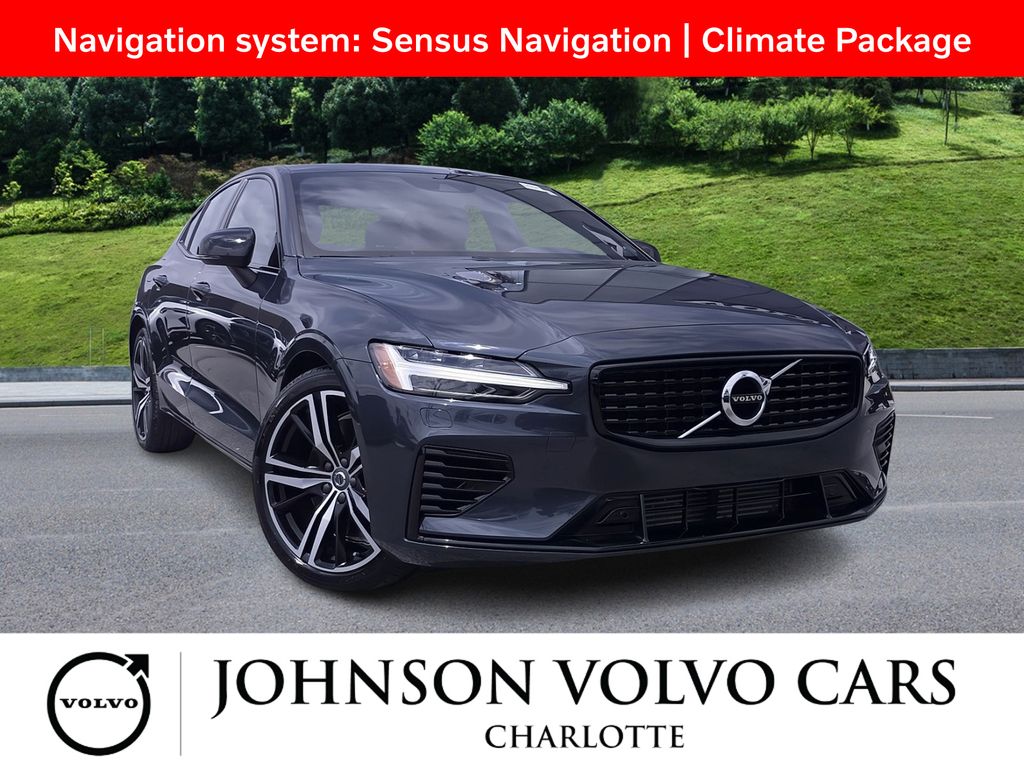 Denim Blue Metallic 2022 Volvo S60 Recharge R-Design Extended Range eAWD Sedan All-Wheel Drive Automatic