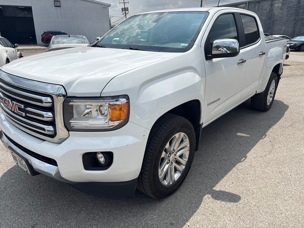 Summit White 2018 GMC Canyon Pickup Truck Four-Wheel Drive 8-Speed Automatic