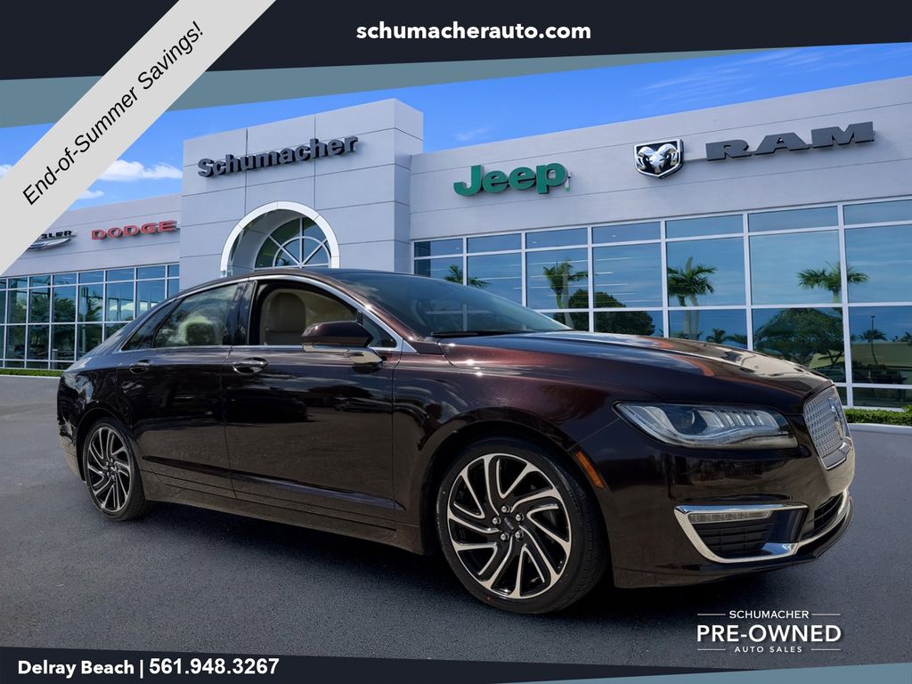 Magma Red 2020 Lincoln MKZ Sedan Front-Wheel Drive 6-Speed Automatic