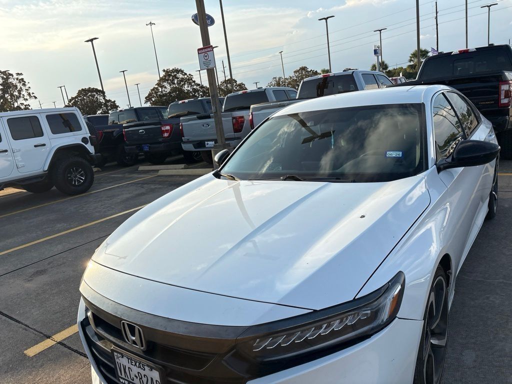 2021 Honda Accord Sport White at Legacy Ford