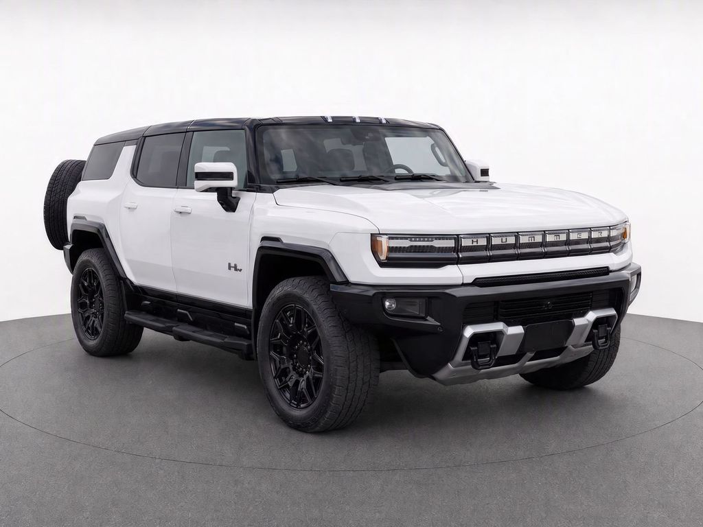 Interstellar White 2024 GMC Hummer EV SUV SUV / Crossover All-Wheel Drive 1-Speed Automatic