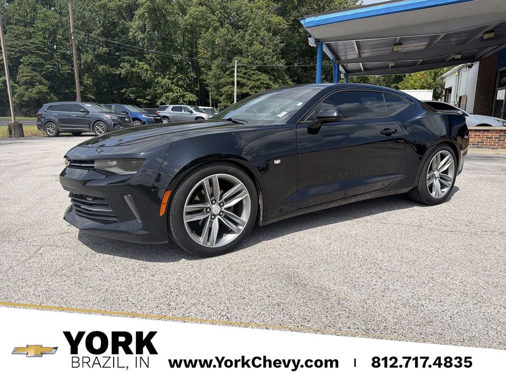 Black 2018 Chevrolet Camaro Coupe Rear-Wheel Drive 8-Speed Automatic