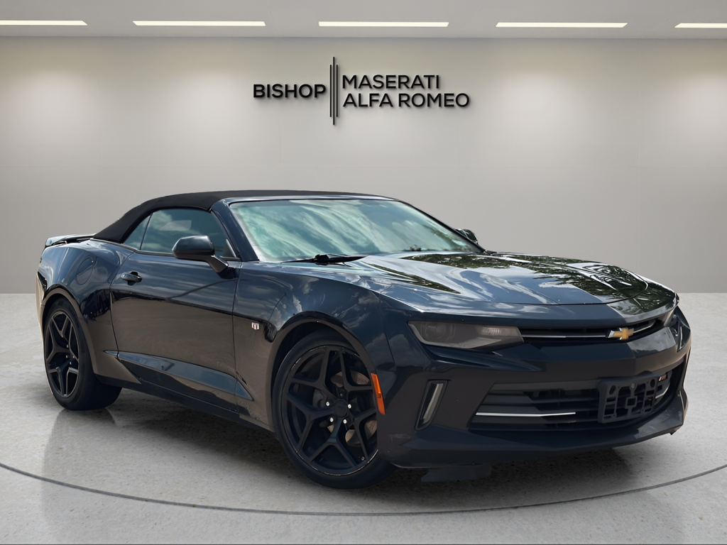 Black 2017 Chevrolet Camaro Convertible Rear-Wheel Drive 8-Speed Automatic