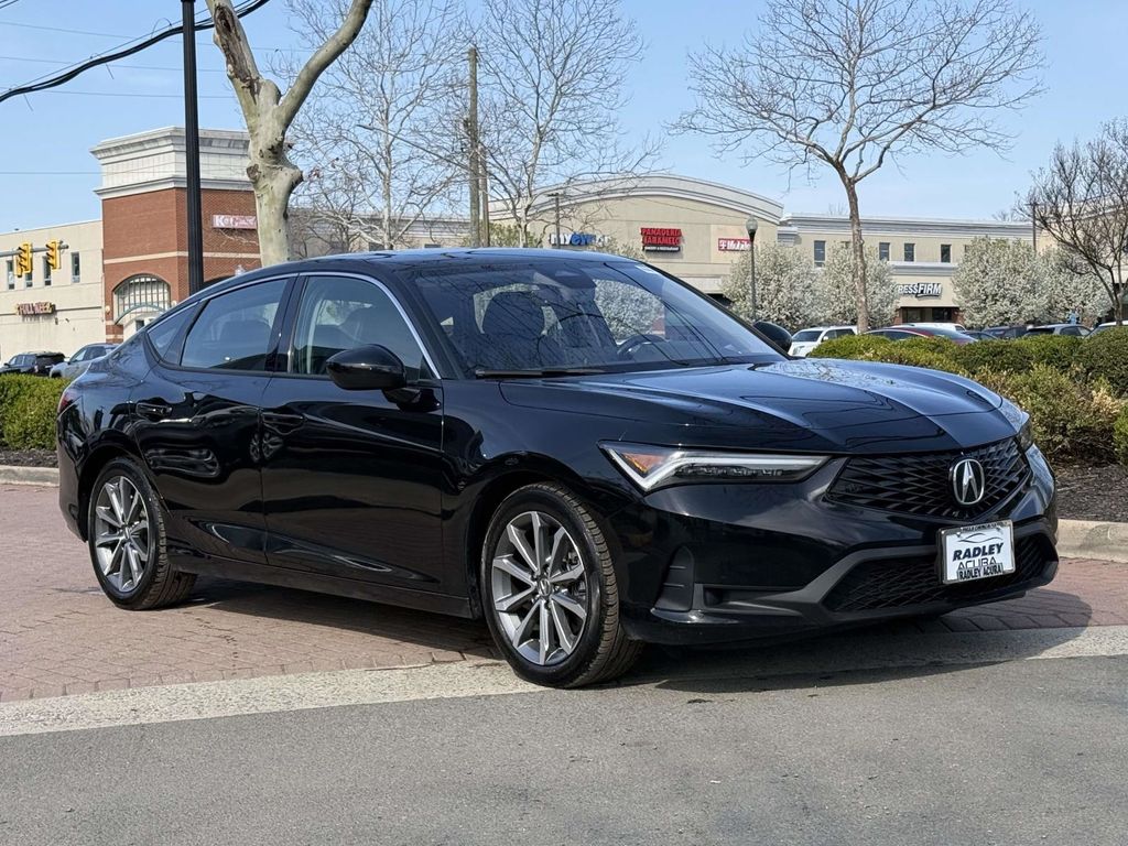 Black 2024 Acura Integra FWD Sedan Front-Wheel Drive Continuously Variable Transmission