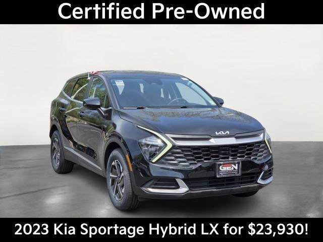 Fusion Black 2023 Kia Sportage Hybrid SUV / Crossover All-Wheel Drive 6-Speed Automatic