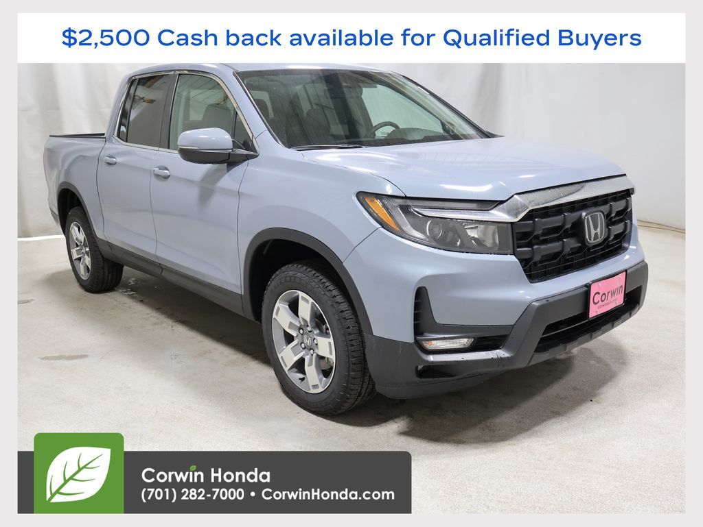 Sonic Gray Pearl 2026 Honda Ridgeline RTL AWD Pickup Truck All-Wheel Drive 9-Speed Automatic