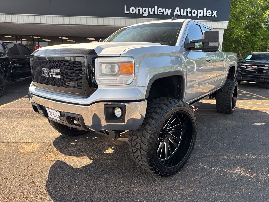 Quicksilver Metallic 2015 GMC Sierra 1500 SLE Crew Cab Pickup Truck 4X2 6-Speed Automatic Overdrive