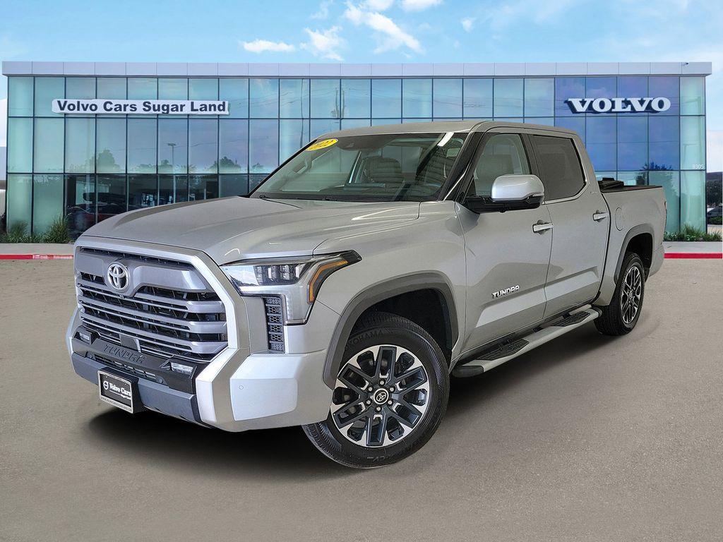 Lunar Rock 2022 Toyota Tundra Limited CrewMax Cab 4WD Pickup Truck Four-Wheel Drive Automatic