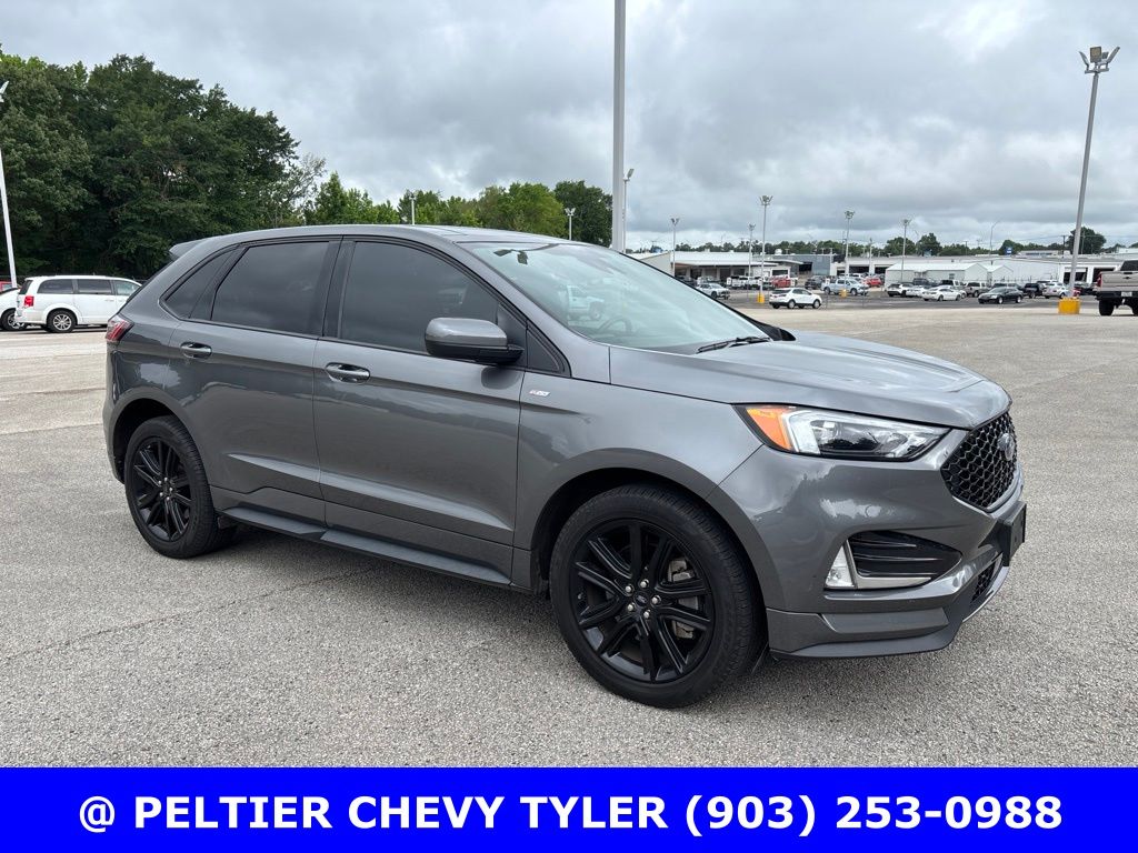 Carbonized Gray Metallic 2023 Ford Edge ST Line AWD SUV / Crossover All-Wheel Drive 8-Speed Automatic