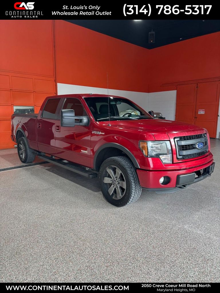 Red 2013 Ford F-150 Pickup Truck 6-Speed Automatic