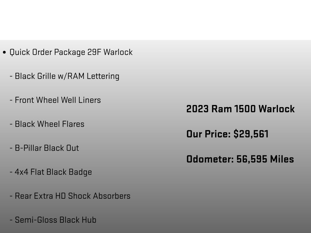 2023 Ram 1500 Classic Warlock - 11