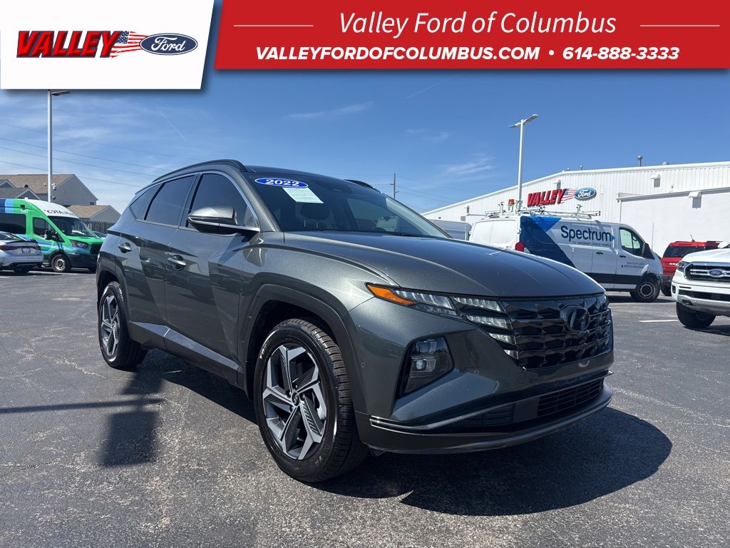 Amazon Gray 2022 Hyundai Tucson Limited AWD SUV / Crossover All-Wheel Drive 8-Speed Automatic