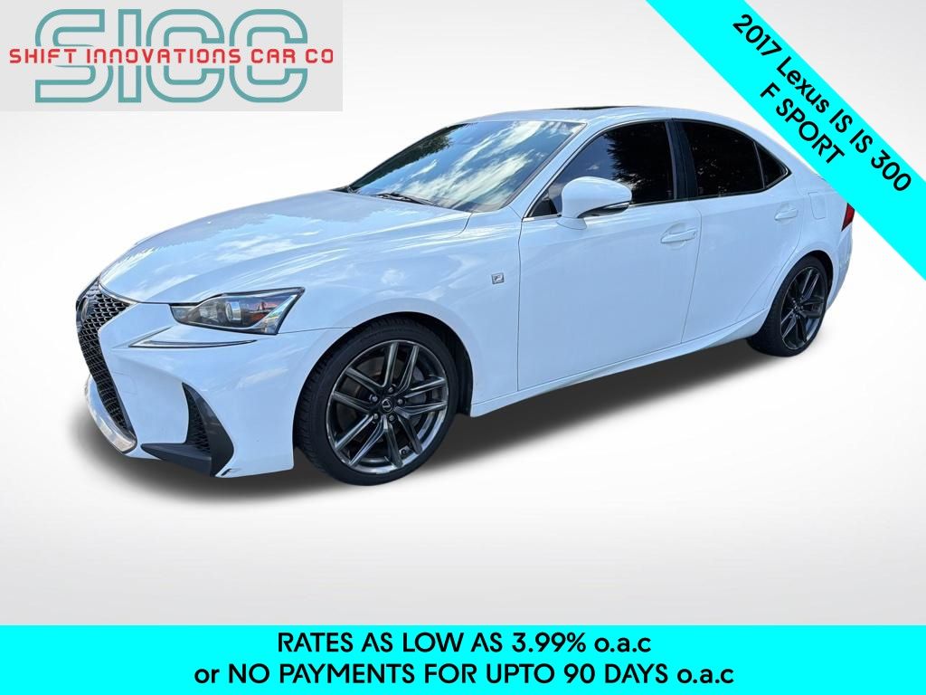 White 2017 Lexus IS 300 AWD Sedan All-Wheel Drive 6-Speed Automatic