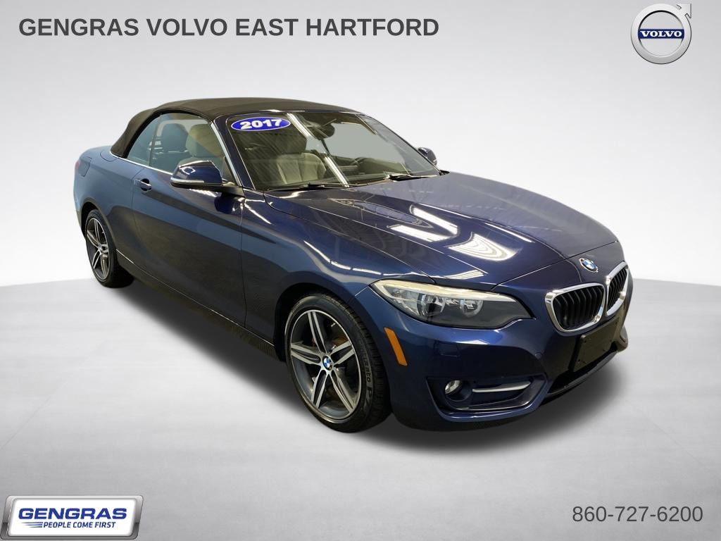Deep Sea Blue Metallic 2017 BMW 2 Series 230i xDrive Convertible AWD Convertible All-Wheel Drive 8-Speed Automatic