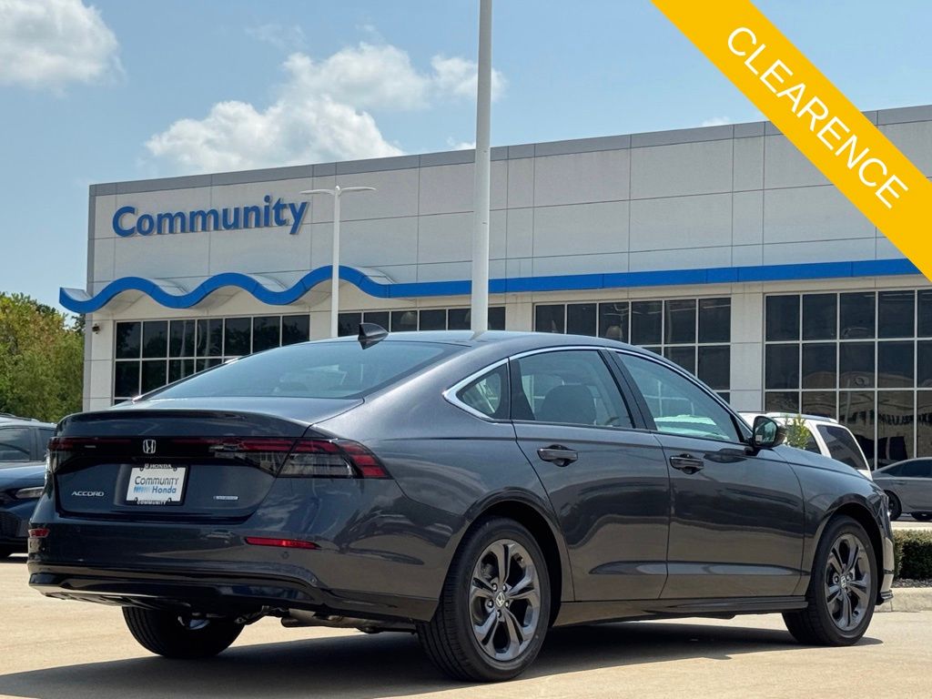 2025 Honda Accord Hybrid EX-L Gray at Classic Honda Galveston
