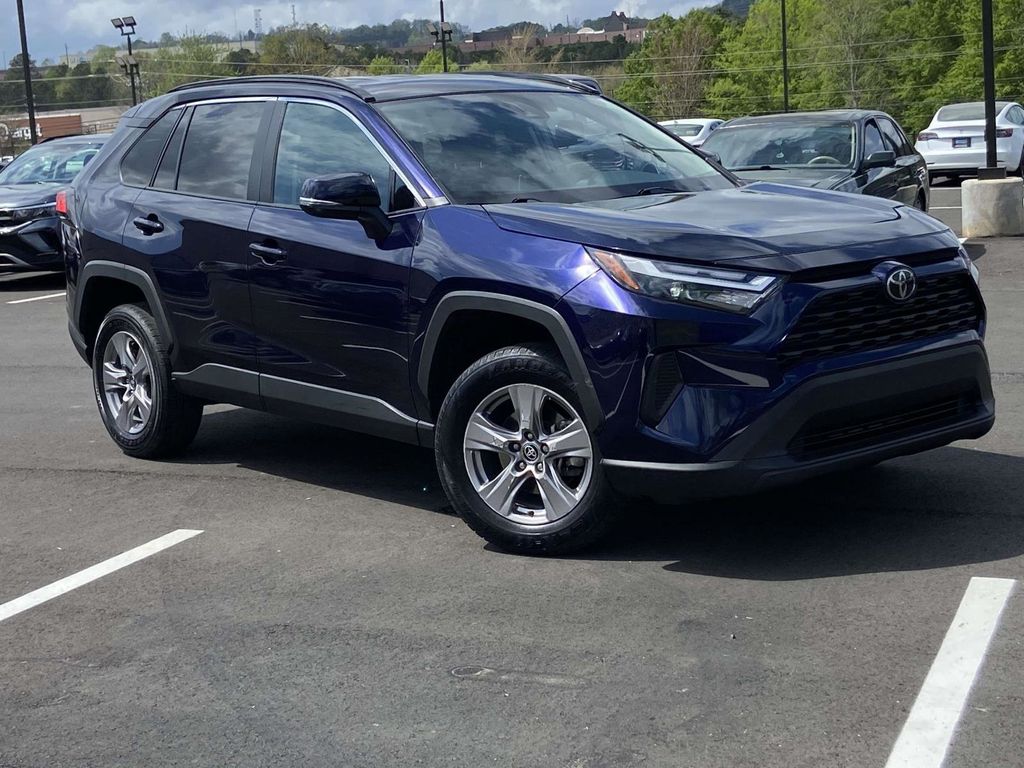 Blue 2024 Toyota RAV4 XLE FWD SUV / Crossover Front-Wheel Drive 8-Speed Automatic