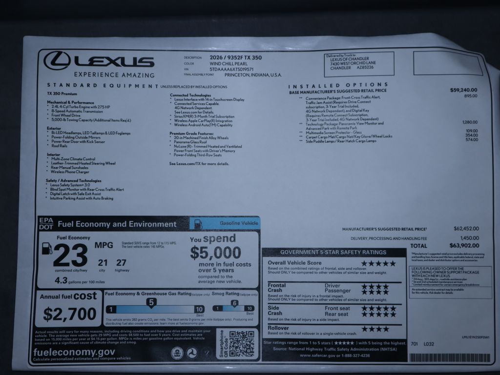 Thumbnail: 2026 Lexus TX - 9
