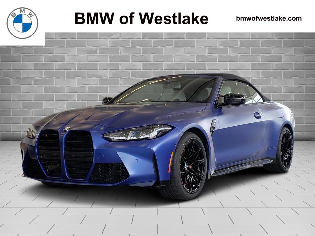 Frozen Portimao Blue Metallic 2026 BMW M4 Competition Convertible xDrive Convertible All-Wheel Drive 8-Speed Automatic