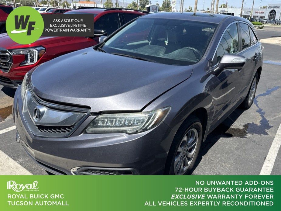 Gray 2017 Acura RDX SUV / Crossover Front-Wheel Drive 6-Speed Automatic