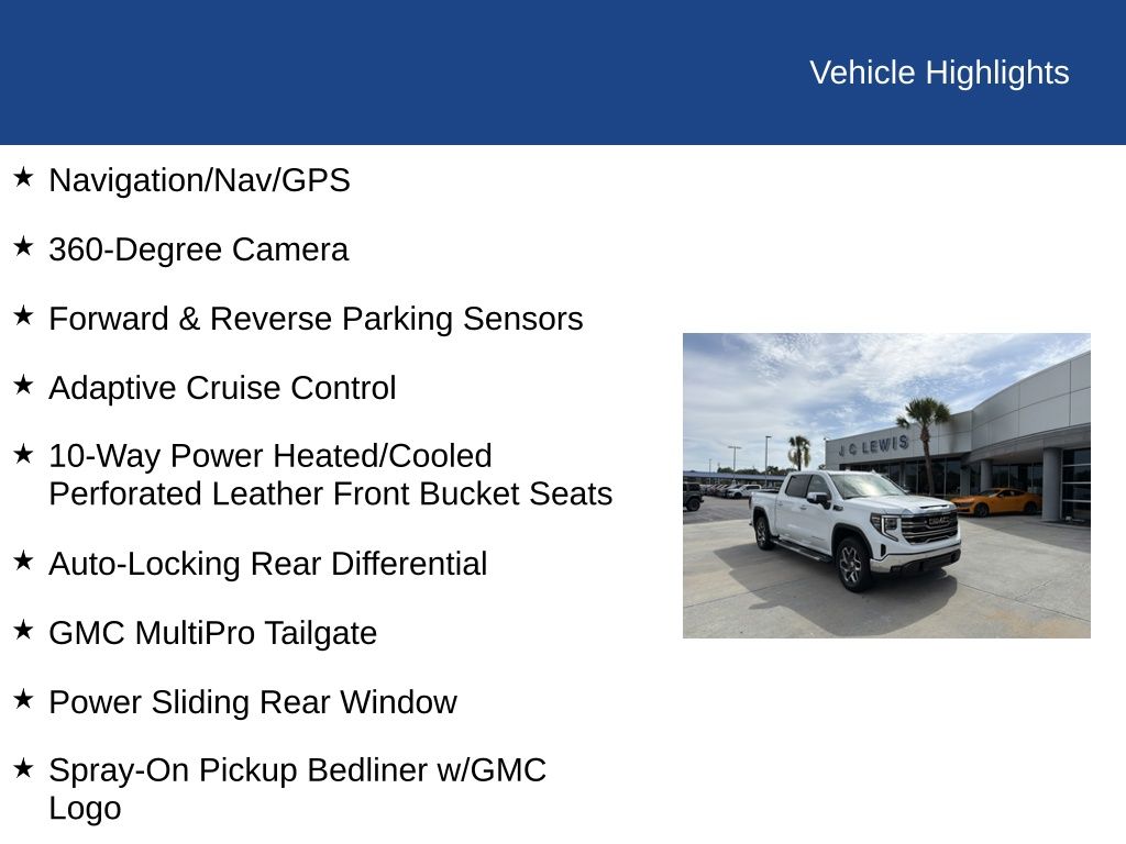 2025 GMC Sierra 1500 SLT
