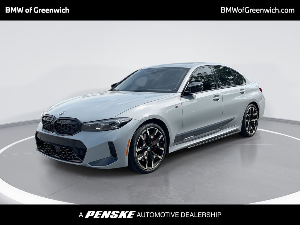 Gray (Brooklyn Grey Metallic) 2025 BMW 3 Series M340i xDrive Sedan All-Wheel Drive Automatic